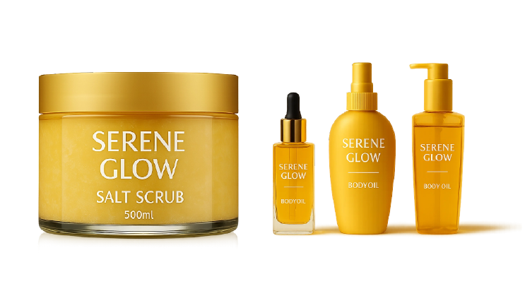 Epsom Salt Scrub + Body Oil Bundle for Glowing Smooth Hydrated Skin